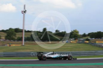 World © Octane Photographic Ltd. Mercedes AMG Petronas W07 Hybrid – Nico Rosberg. Friday 22nd July 2016, F1 Hungarian GP Practice 2, Hungaroring, Hungary. Digital Ref : 1641LB2D1269
