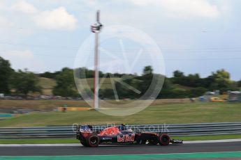 World © Octane Photographic Ltd. Scuderia Toro Rosso STR11 – Carlos Sainz. Friday 22nd July 2016, F1 Hungarian GP Practice 2, Hungaroring, Hungary. Digital Ref : 1641LB2D1290