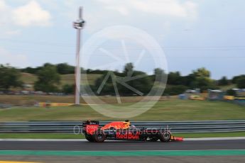 World © Octane Photographic Ltd. Red Bull Racing RB12 – Daniel Ricciardo. Friday 22nd July 2016, F1 Hungarian GP Practice 2, Hungaroring, Hungary. Digital Ref : 1641LB2D1313