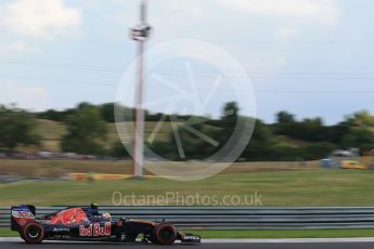 World © Octane Photographic Ltd. Scuderia Toro Rosso STR11 – Carlos Sainz. Friday 22nd July 2016, F1 Hungarian GP Practice 2, Hungaroring, Hungary. Digital Ref : 1641LB2D1339