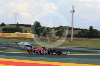 World © Octane Photographic Ltd. Scuderia Toro Rosso STR11 – Daniil Kvyat. Friday 22nd July 2016, F1 Hungarian GP Practice 2, Hungaroring, Hungary. Digital Ref : 1641LB2D1367