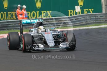 World © Octane Photographic Ltd. Mercedes AMG Petronas W07 Hybrid – Lewis Hamilton. Saturday 23rd July 2016, F1 Hungarian GP Practice 3, Hungaroring, Hungary. Digital Ref :1647CB1D7731