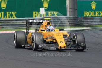 World © Octane Photographic Ltd. Renault Sport F1 Team RS16 – Jolyon Palmer. Saturday 23rd July 2016, F1 Hungarian GP Practice 3, Hungaroring, Hungary. Digital Ref :1647CB1D7762