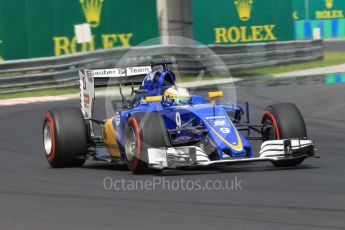 World © Octane Photographic Ltd. Sauber F1 Team C35 – Marcus Ericsson. Saturday 23rd July 2016, F1 Hungarian GP Practice 3, Hungaroring, Hungary. Digital Ref :1647CB1D7783