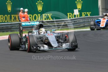 World © Octane Photographic Ltd. Mercedes AMG Petronas W07 Hybrid – Lewis Hamilton. Saturday 23rd July 2016, F1 Hungarian GP Practice 3, Hungaroring, Hungary. Digital Ref :1647CB1D7800