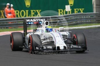 World © Octane Photographic Ltd. Williams Martini Racing, Williams Mercedes FW38 – Felipe Massa. Saturday 23rd July 2016, F1 Hungarian GP Practice 3, Hungaroring, Hungary. Digital Ref :1647CB1D7821