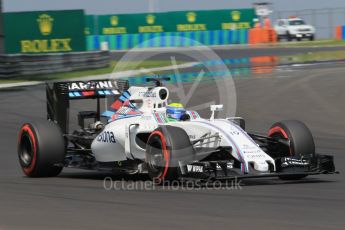 World © Octane Photographic Ltd. Williams Martini Racing, Williams Mercedes FW38 – Felipe Massa. Saturday 23rd July 2016, F1 Hungarian GP Practice 3, Hungaroring, Hungary. Digital Ref :1647CB1D7885