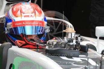 World © Octane Photographic Ltd. Haas F1 Team VF-16 – Romain Grosjean. Saturday 23rd July 2016, F1 Hungarian GP Practice 3, Hungaroring, Hungary. Digital Ref : 1647LB1D2966