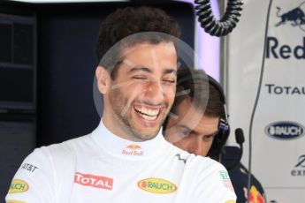 World © Octane Photographic Ltd. Red Bull Racing RB12 – Daniel Ricciardo. Saturday 23rd July 2016, F1 Hungarian GP Practice 3, Hungaroring, Hungary. Digital Ref : 1647LB1D2997