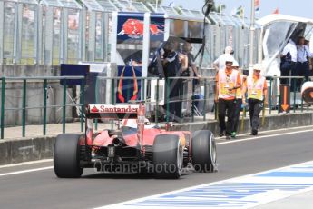 World © Octane Photographic Ltd. Scuderia Ferrari SF16-H – Kimi Raikkonen. Saturday 23rd July 2016, F1 Hungarian GP Practice 3, Hungaroring, Hungary. Digital Ref : 1647LB1D3046