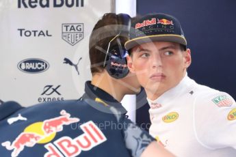 World © Octane Photographic Ltd. Red Bull Racing RB12 – Max Verstappen. Saturday 23rd July 2016, F1 Hungarian GP Practice 3, Hungaroring, Hungary. Digital Ref : 1647LB1D3077