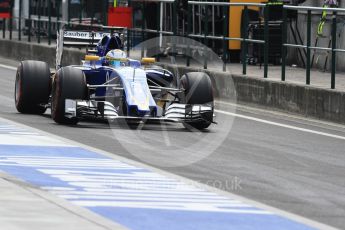 World © Octane Photographic Ltd. Sauber F1 Team C35 – Marcus Ericsson. Saturday 23rd July 2016, F1 Hungarian GP Practice 3, Hungaroring, Hungary. Digital Ref : 1647LB1D3178
