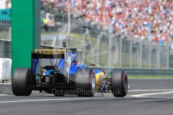 World © Octane Photographic Ltd. Sauber F1 Team C35 – Felipe Nasr. Saturday 23rd July 2016, F1 Hungarian GP Practice 3, Hungaroring, Hungary. Digital Ref : 1647LB1D3297