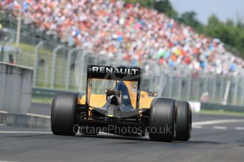 World © Octane Photographic Ltd. Renault Sport F1 Team RS16 – Jolyon Palmer. Saturday 23rd July 2016, F1 Hungarian GP Practice 3, Hungaroring, Hungary. Digital Ref : 1647LB1D3344
