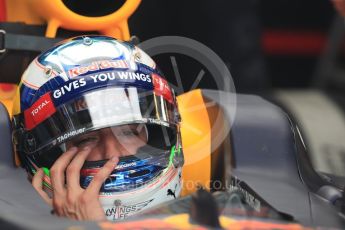 World © Octane Photographic Ltd. Red Bull Racing RB12 – Daniel Ricciardo. Saturday 23rd July 2016, F1 Hungarian GP Practice 3, Hungaroring, Hungary. Digital Ref : 1647LB1D3440