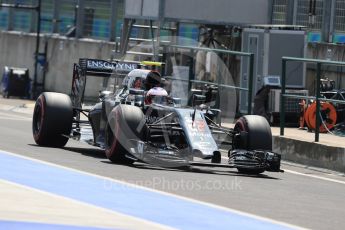 World © Octane Photographic Ltd. McLaren Honda MP4-31 – Jenson Button. Saturday 23rd July 2016, F1 Hungarian GP Practice 3, Hungaroring, Hungary. Digital Ref : 1647LB1D3624