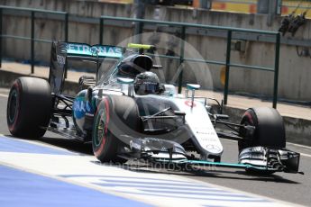 World © Octane Photographic Ltd. Mercedes AMG Petronas W07 Hybrid – Nico Rosberg. Saturday 23rd July 2016, F1 Hungarian GP Practice 3, Hungaroring, Hungary. Digital Ref : 1647LB1D3736