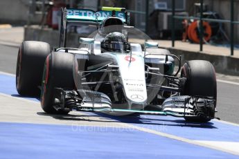 World © Octane Photographic Ltd. Mercedes AMG Petronas W07 Hybrid – Nico Rosberg. Saturday 23rd July 2016, F1 Hungarian GP Practice 3, Hungaroring, Hungary. Digital Ref : 1647LB1D3783