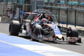 World © Octane Photographic Ltd. Scuderia Toro Rosso STR11 – Daniil Kvyat. Saturday 23rd July 2016, F1 Hungarian GP Practice 3, Hungaroring, Hungary. Digital Ref : 1647LB1D3810