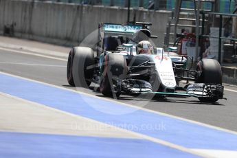 World © Octane Photographic Ltd. Mercedes AMG Petronas W07 Hybrid – Lewis Hamilton. Saturday 23rd July 2016, F1 Hungarian GP Practice 3, Hungaroring, Hungary. Digital Ref : 1647LB1D3823