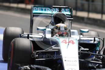 World © Octane Photographic Ltd. Mercedes AMG Petronas W07 Hybrid – Lewis Hamilton. Saturday 23rd July 2016, F1 Hungarian GP Practice 3, Hungaroring, Hungary. Digital Ref : 1647LB1D3831