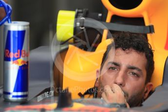 World © Octane Photographic Ltd. Red Bull Racing RB12 – Daniel Ricciardo. Saturday 23rd July 2016, F1 Hungarian GP Practice 3, Hungaroring, Hungary. Digital Ref : 1647LB1D3868