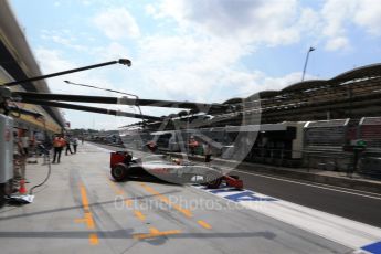 World © Octane Photographic Ltd. Haas F1 Team VF-16 - Esteban Gutierrez. Saturday 23rd July 2016, F1 Hungarian GP Practice 3, Hungaroring, Hungary. Digital Ref : 1647LB2D0014