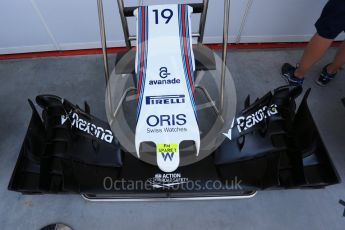 World © Octane Photographic Ltd. Williams Martini Racing, Williams Mercedes FW38. Saturday 23rd July 2016, F1 Hungarian GP Practice 3, Hungaroring, Hungary. Digital Ref : 1647LB2D9981