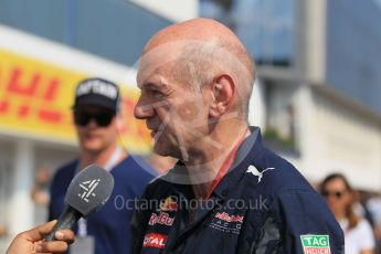 World © Octane Photographic Ltd. Red Bull Racing - Adrian Newey. Sunday 24th July 2016, F1 Hungarian GP Parc Ferme, Hungaroring, Hungary. Digital Ref :