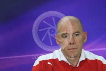 World © Octane Photographic Ltd. F1 Hungarian GP FIA Personnel Press Conference, Hungaroring, Hungary. Friday 22nd July 2016. Jock Clear – Scuderia Ferrari Senior Performance Engineer. Digital Ref : 1643LB1D2513