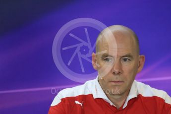 World © Octane Photographic Ltd. F1 Hungarian GP FIA Personnel Press Conference, Hungaroring, Hungary. Friday 22nd July 2016. Jock Clear – Scuderia Ferrari Senior Performance Engineer. Digital Ref : 1643LB1D2538
