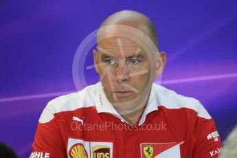 World © Octane Photographic Ltd. F1 Hungarian GP FIA Personnel Press Conference, Hungaroring, Hungary. Friday 22nd July 2016. Jock Clear – Scuderia Ferrari Senior Performance Engineer. Digital Ref : 1643LB1D2615