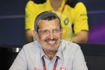 World © Octane Photographic Ltd. F1 Hungarian GP FIA Personnel Press Conference, Hungaroring, Hungary. Friday 22nd July 2016. Guenther Steiner – Haas F1 Team – Team Principal. Digital Ref : 1643LB1D2789