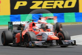 World © Octane Photographic Ltd. Arden International - GP2/11 – Nabil Jeffri and ART Grand Prix - GP2/11 – Nobuharu Matsushita. Friday 22nd July 2016, GP2 Practice, Hungaroring, Hungary. Digital Ref :