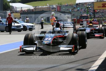 World © Octane Photographic Ltd. Rapax - GP2/11 – Gustav Malja. Friday 22nd July 2016, GP2 Practice, Hungaroring, Hungary. Digital Ref :