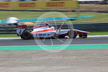 World © Octane Photographic Ltd. ART Grand Prix - GP2/11 – Sergey Sirotkin. Friday 22nd July 2016, GP2 Practice, Hungaroring, Hungary. Digital Ref :