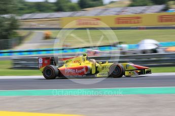 World © Octane Photographic Ltd. Pertamina Campos Racing - GP2/11 – Sean Gelael. Friday 22nd July 2016, GP2 Practice, Hungaroring, Hungary. Digital Ref :