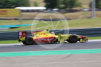 World © Octane Photographic Ltd. Pertamina Campos Racing - GP2/11 – Sean Gelael. Friday 22nd July 2016, GP2 Practice, Hungaroring, Hungary. Digital Ref :