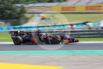 World © Octane Photographic Ltd. Rapax - GP2/11 – Gustav Malja. Friday 22nd July 2016, GP2 Practice, Hungaroring, Hungary. Digital Ref :
