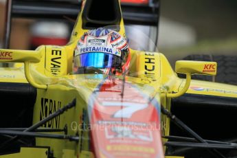 World © Octane Photographic Ltd. Pertamina Campos Racing - GP2/11 – Mitch Evans. Friday 22nd July 2016, GP2 Qualifying, Hungaroring, Hungary. Digital Ref :