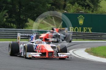 World © Octane Photographic Ltd. MP Motorsport - GP2/11 – Oliver Rowland and Daniel de Jong. Friday 22nd July 2016, GP2 Qualifying, Hungaroring, Hungary. Digital Ref :