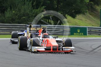 World © Octane Photographic Ltd. MP Motorsport - GP2/11 – Daniel de Jong and DAMS - GP2/11 – Alex Lynn. Friday 22nd July 2016, GP2 Qualifying, Hungaroring, Hungary. Digital Ref :