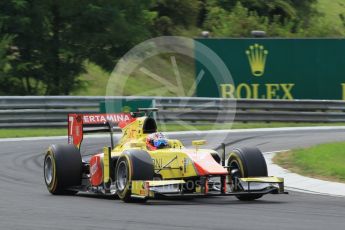 World © Octane Photographic Ltd. Pertamina Campos Racing - GP2/11 – Mitch Evans. Friday 22nd July 2016, GP2 Qualifying, Hungaroring, Hungary. Digital Ref :