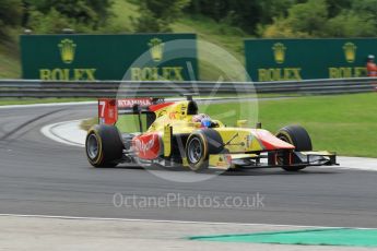 World © Octane Photographic Ltd. Pertamina Campos Racing - GP2/11 – Mitch Evans. Friday 22nd July 2016, GP2 Qualifying, Hungaroring, Hungary. Digital Ref :