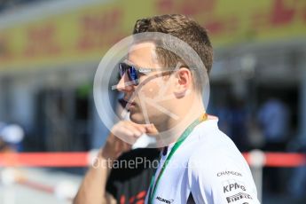 World © Octane Photographic Ltd. McLaren Honda MP4-31 Reserve Driver – Stoffel Vandoorne. Thursday 21st July 2016, F1 Hungarian GP Paddock, Hungaroring, Hungary. Digital Ref : 1636CB1D5368