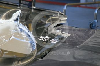 World © Octane Photographic Ltd. Renault Sport F1 Team RS16 floor. Thursday 21st July 2016, F1 Hungarian GP Pitlane, Hungaroring, Hungary. Digital Ref : 1636CB1D5388