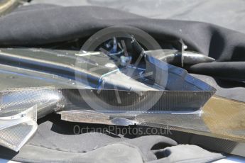 World © Octane Photographic Ltd. Renault Sport F1 Team RS16 floor. Thursday 21st July 2016, F1 Hungarian GP Pitlane, Hungaroring, Hungary. Digital Ref : 1636CB1D5393