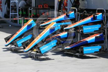World © Octane Photographic Ltd. Manor Racing MRT05. Thursday 21st July 2016, F1 Hungarian GP Pitlane, Hungaroring, Hungary. Digital Ref : 1636CB1D5426
