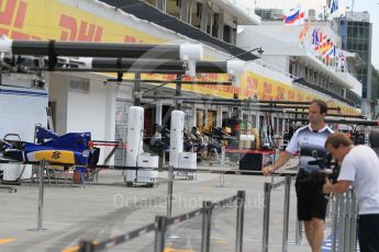 World © Octane Photographic Ltd. Thursday 21st July 2016, F1 Hungarian GP Pitlane, Hungaroring, Hungary. Digital Ref :1636CB1D5663