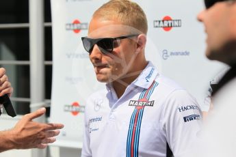 World © Octane Photographic Ltd. Williams Martini Racing, Williams Mercedes FW38 – Valtteri Bottas. Thursday 21st July 2016, F1 Hungarian GP Paddock, Hungaroring, Hungary. Digital Ref :1636CB1D5676